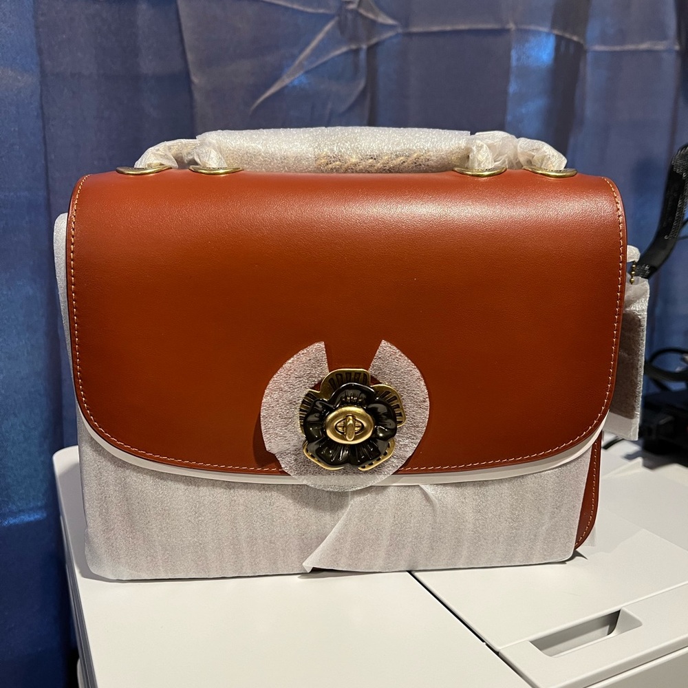 COACH Madison Signature Leather Crossbody Bag